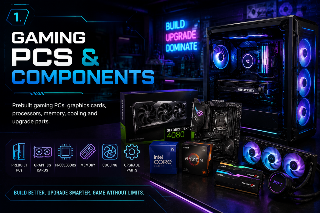 1. Gaming PCs Components