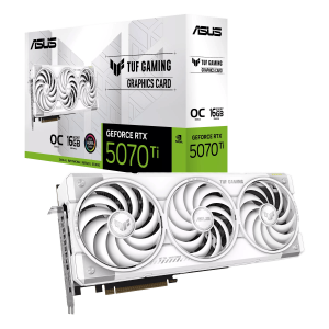 ASUS GeForce RTX 5070Ti TUF GAMING 16GB OC White Graphics Card