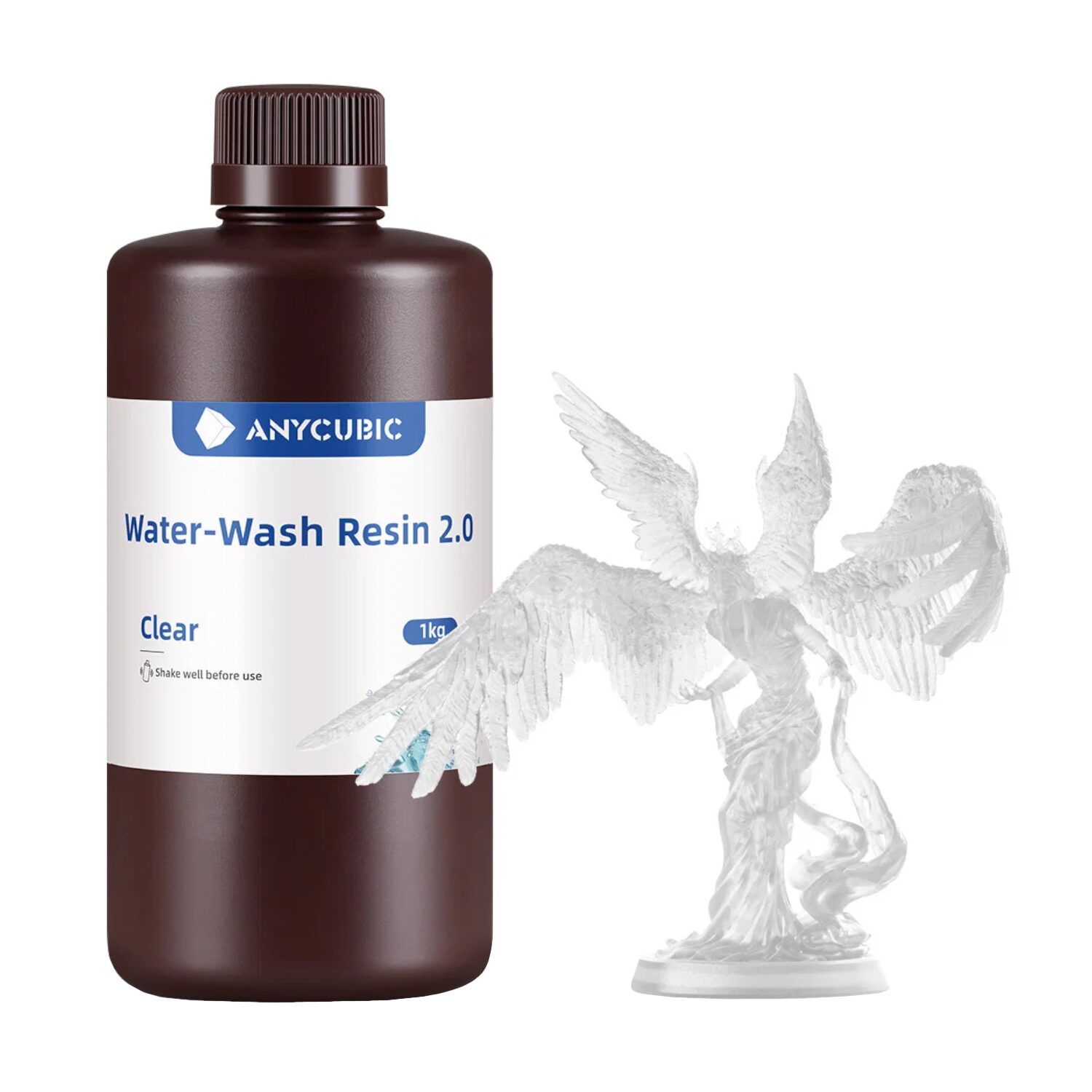 Anycubic Water Wash Resin 2.0 - Clear 1 Anycubic Water Wash Resin 2.0 - Clear