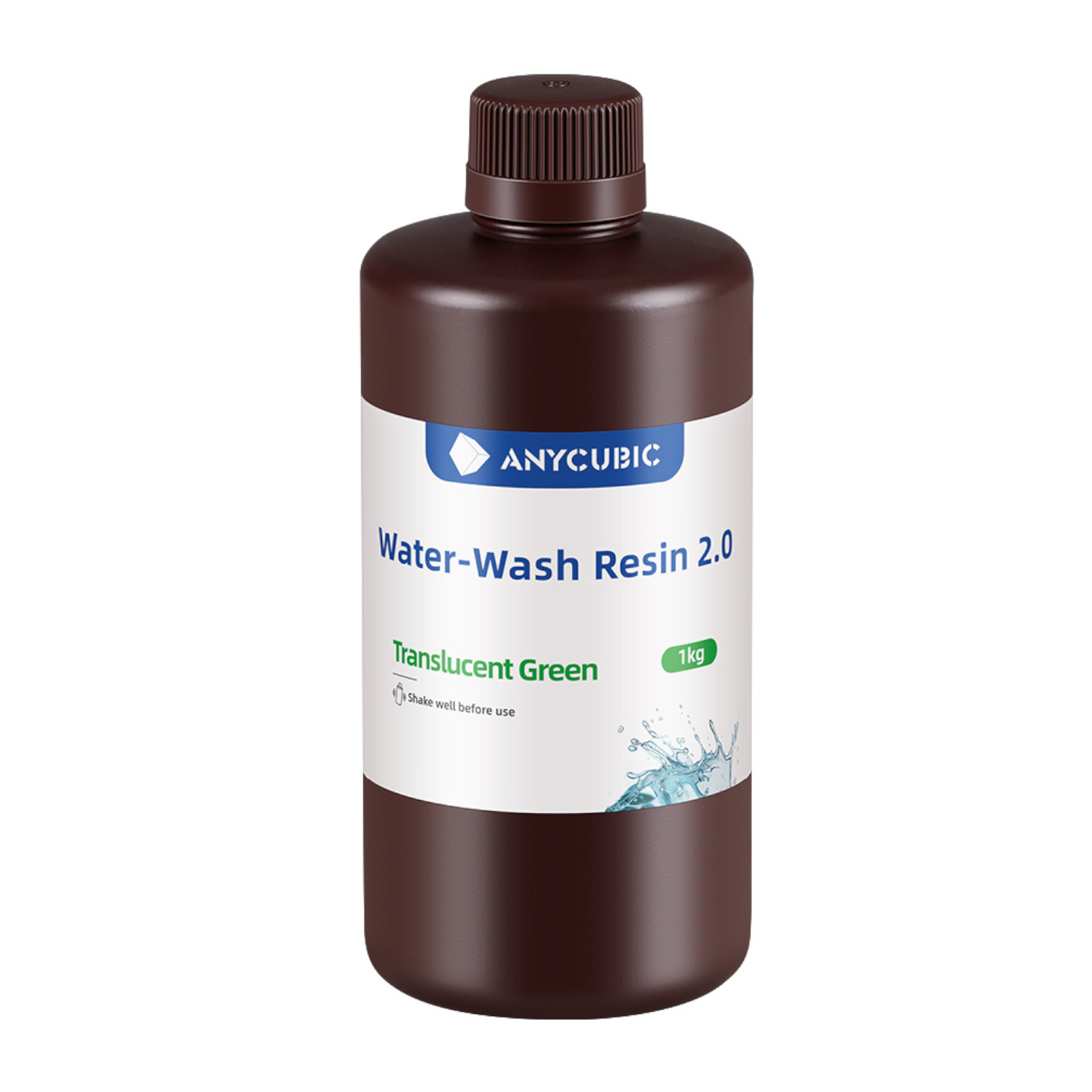 Anycubic Water Wash Resin 2.0 – Translucent Green 2 Anycubic Water Wash Resin 2.0 – Translucent Green - Image 2