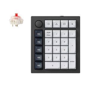 Keychron Q0 Max QMK Gateron Jupiter Red RGB Wireless Custom Number Pad Carbon Black