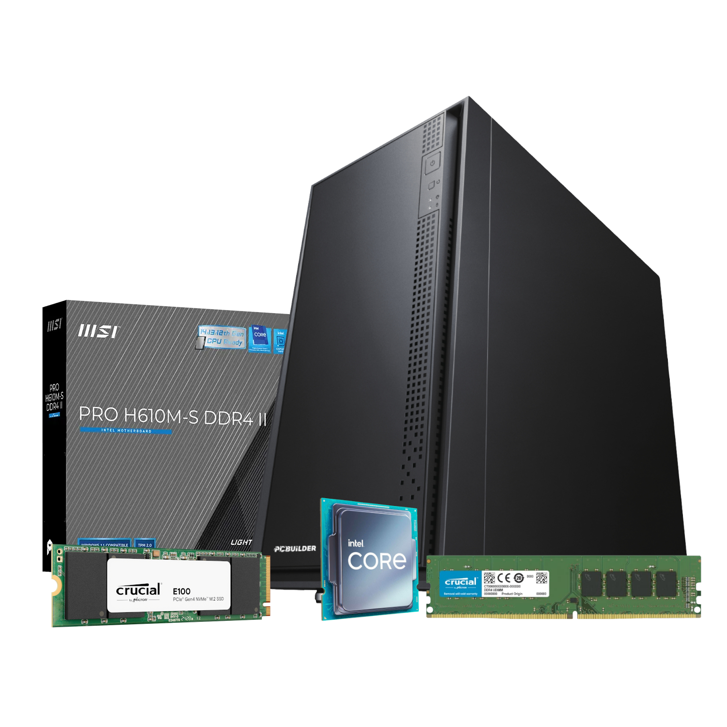 PCBuilder Intel i3-14100 HOME Master Windows 11 Desktop PC 1 PCBuilder Intel i3-14100 HOME Master Windows 11 Desktop PC