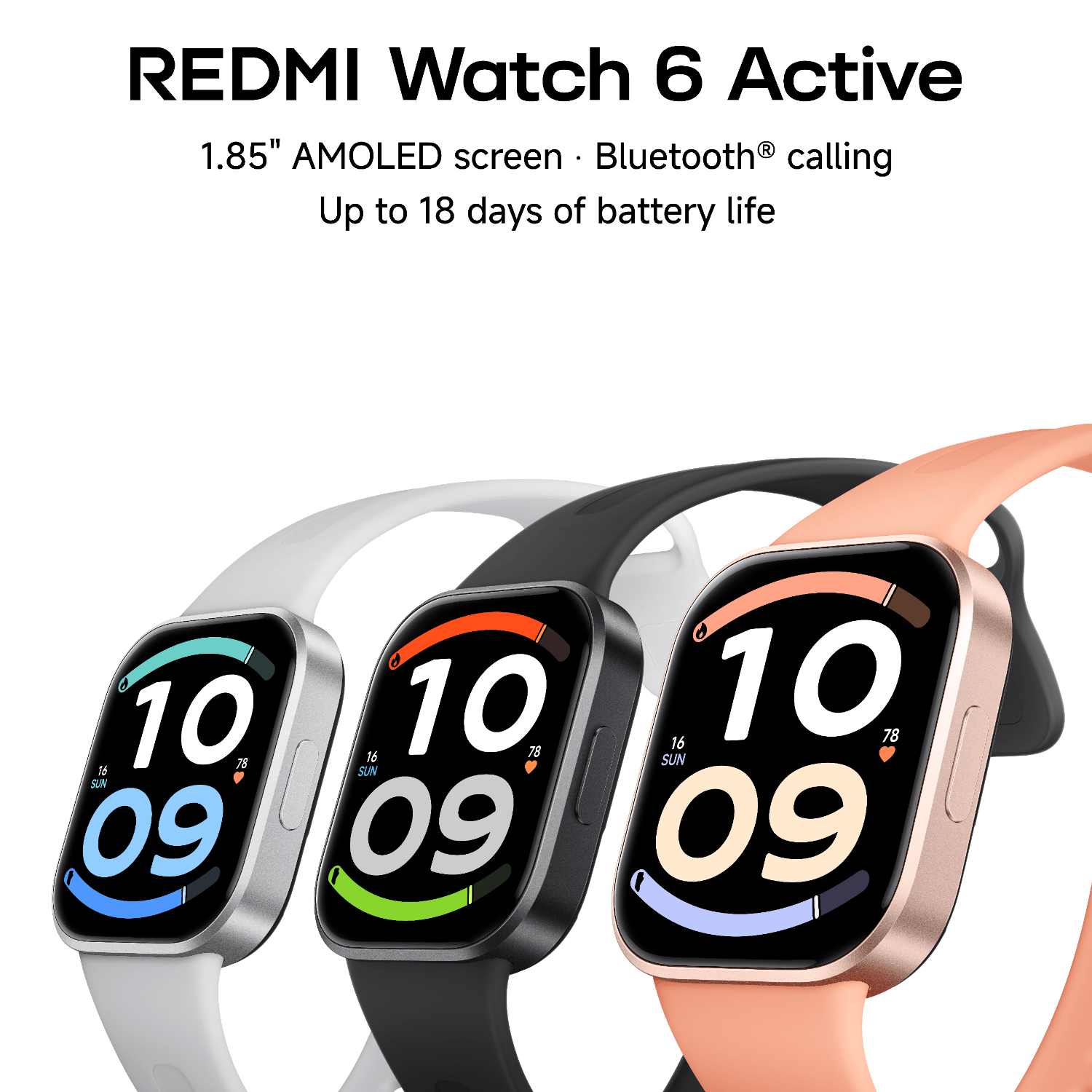 Xiaomi Redmi Watch 6 Active - Black 5 Xiaomi Redmi Watch 6 Active - Black - Image 5