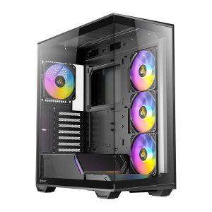 Antec C3 ARGB ATX | Micro-ATX | ITX ARGB Mid-Tower Gaming Chassis - Black