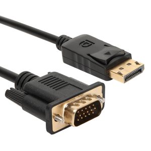 Gizzu-1080P-DisplayPort-to-VGA-Cable-1.8m-Poly-1