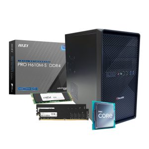 PCBUiLDER™ Intel Core i5-12400 HOME MASTER Windows 11 Desktop PC