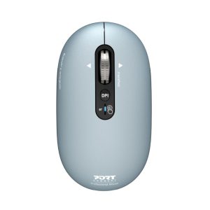 Port Connect PURE MAC Rechargeable Wireless and Bluetooth Mouse - Storm