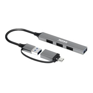 Port-Connect-USB-Type-C-to-4-port-USB-A-3.02.0-Hub-1