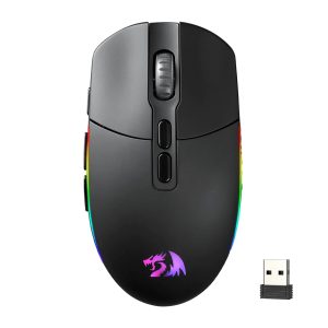 Redragon M719 Pro INVADER 10000DPI 2.4GHz Wireless Gaming Mouse - Black