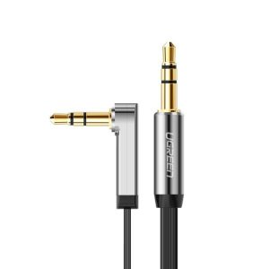 av119-10599_ugreen-av119-right-angled-3.5mm-flat-aux-cable-2m_wr_02a.jpg UGREEN AV119 Right-angled 3.5mm Flat Aux Cable 2m - Black/Silver