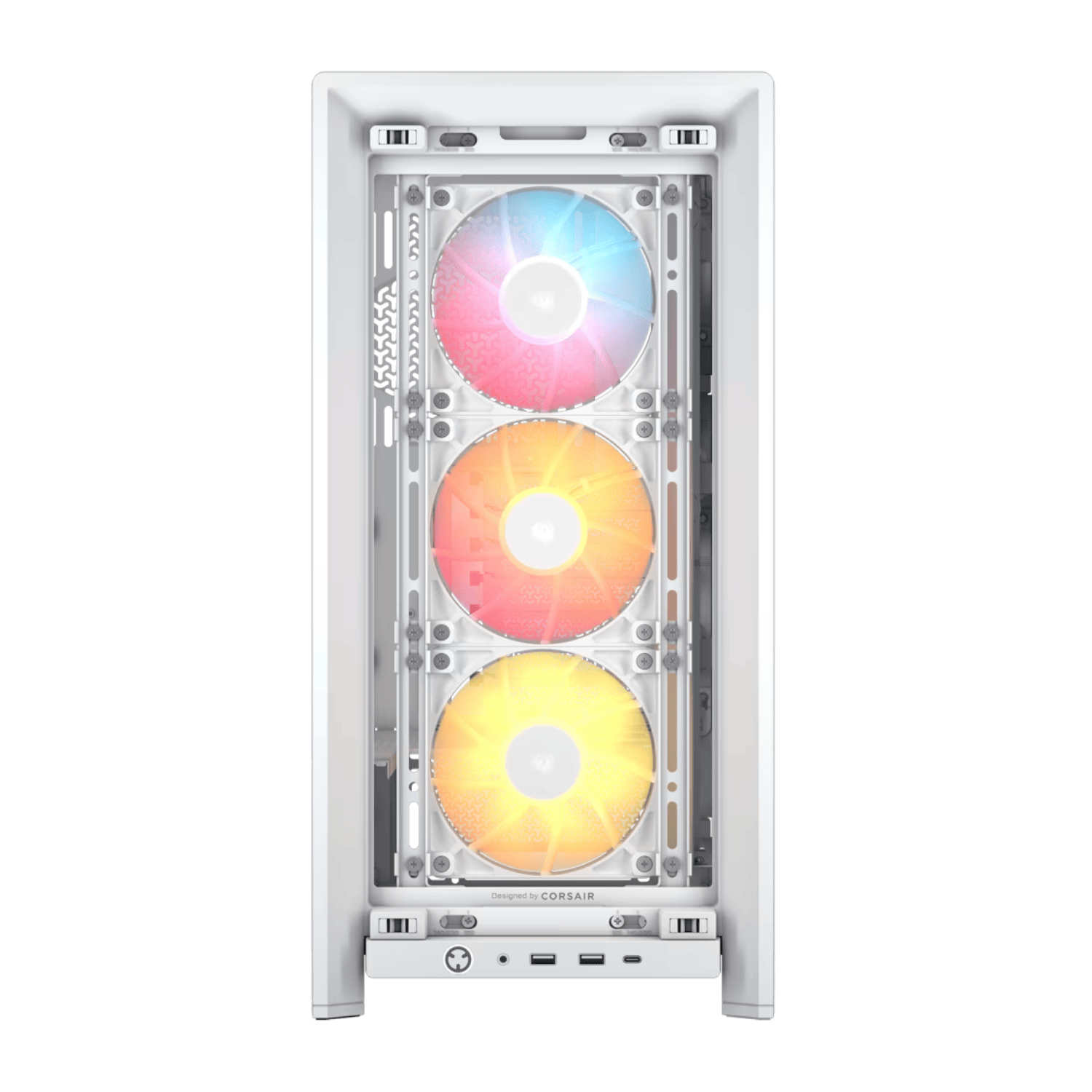 Corsair FRAME 4000D RS ARGB Modular Mid-Tower PC Case - White
