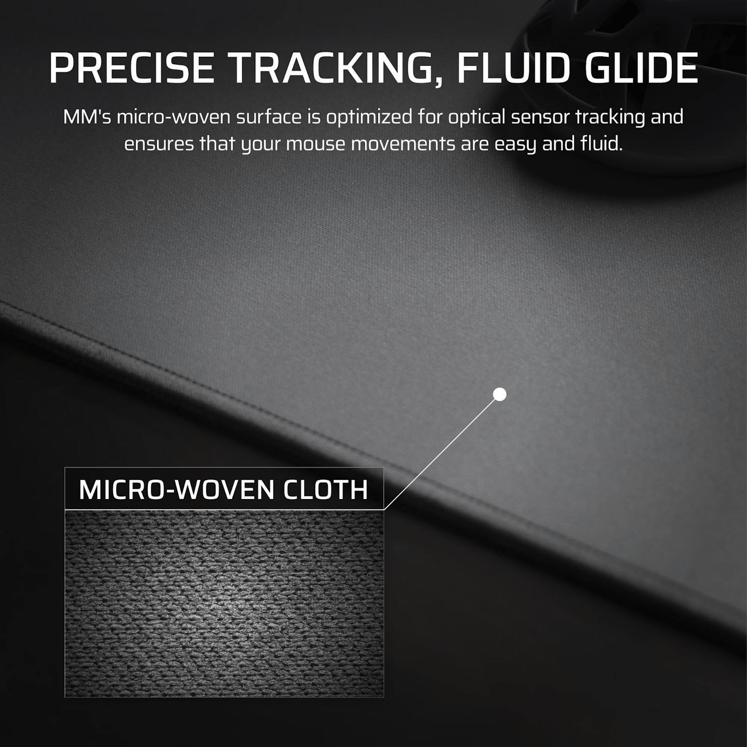 Corsair MM Anti-fray Cloth Gaming Mouse Pad XL - Gray