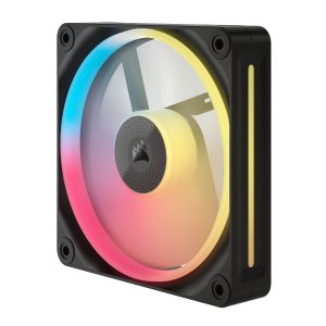 Corsair iCUE LINK LX120-R RGB 120mm PWM Reverse Fan Expansion - Black