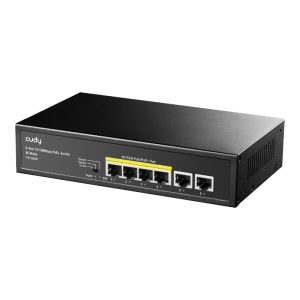 fs1006p_wr_02.jpeg Cudy 6-Port Ethernet Unmanaged Switch - 4 Ports POE