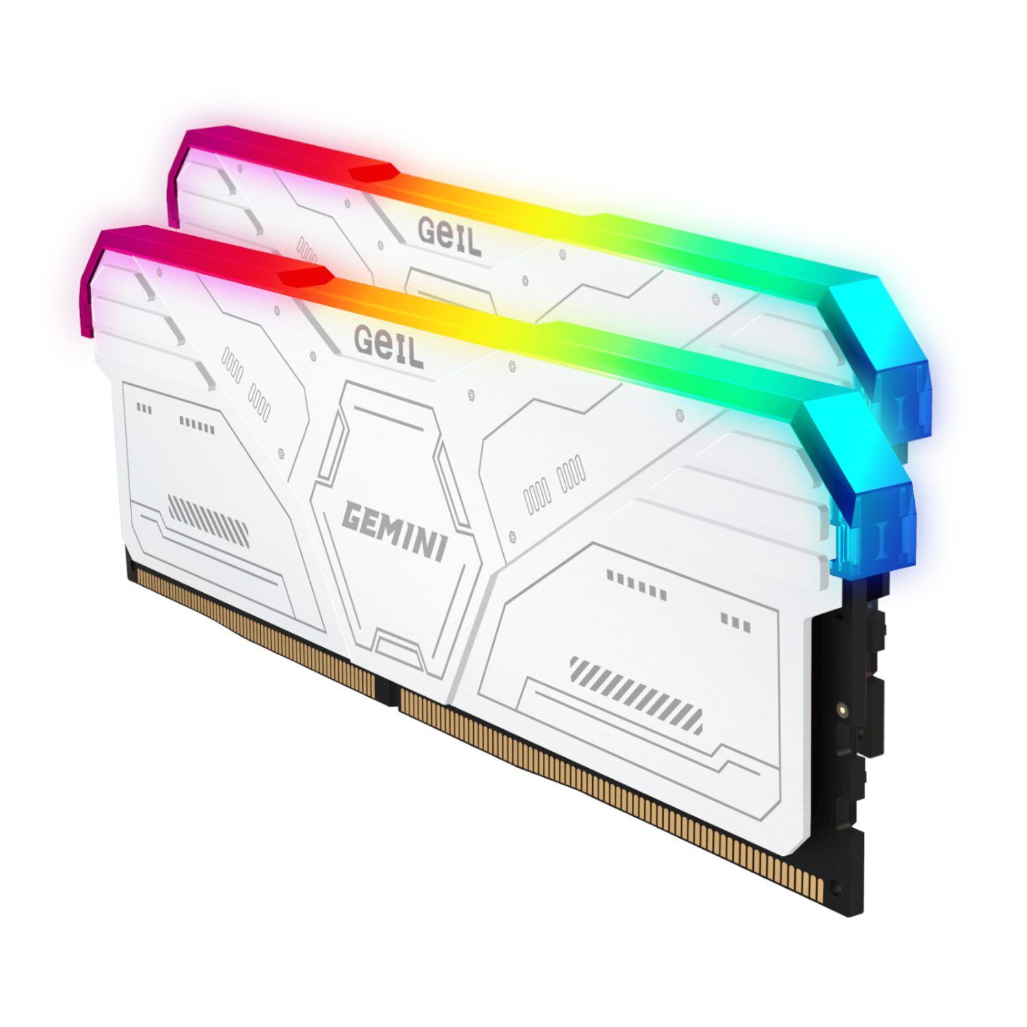 Geil Gemini RGB 32GB KIT(2X16GB) 6000MHz DDR5 Desktop Gaming Memory - Grey