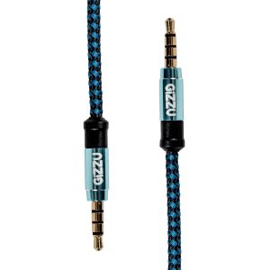 gcp35mm4_wr_02a.jpg Gizzu 3.5mm AUX Cable 1.5m - Black/Blue