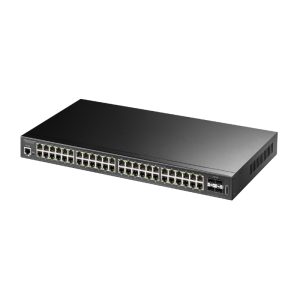 gs2048ps4_wr_02.jpg Cudy 48 Port Layer 2 Managed Gigabit PoE Switch