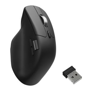 M6S-A23 Keychron M6 30000 DPI Wireless Silent Mouse - Black (BT/2.4GHz/Wired)