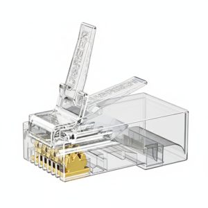 nw120-50962_01.jpg UGREEN Cat6 RJ45 Modular Plugs (50 Pcs)–Transparent with Gold Contacts