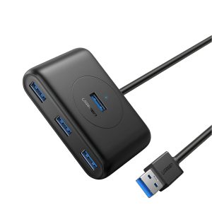 UGREEN 4-Port USB 3.0 Hub with Micro USB | 5Gbps Data Transfer - 1m